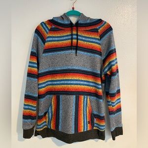 NWT Depart West Womans M Poncho style Hoodie